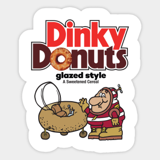 Dinky Donuts Cereal Sticker